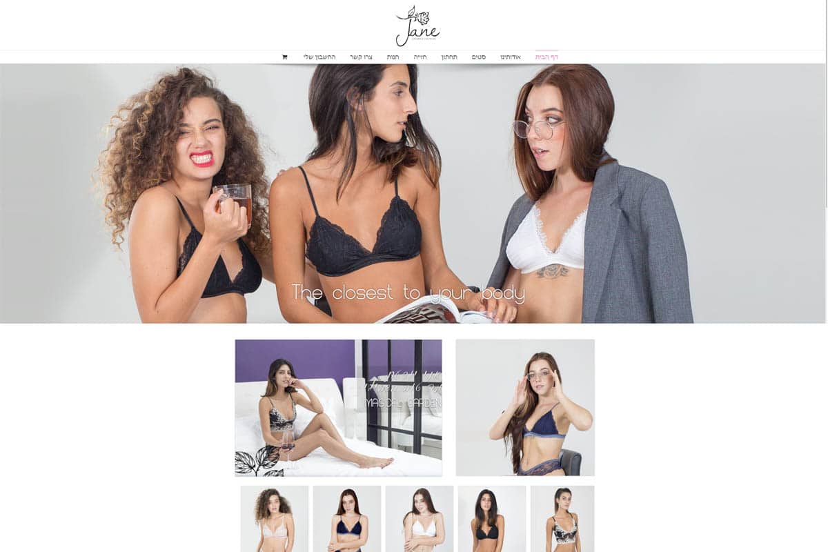 תצוגה היסטורית — Jane lingerie couture