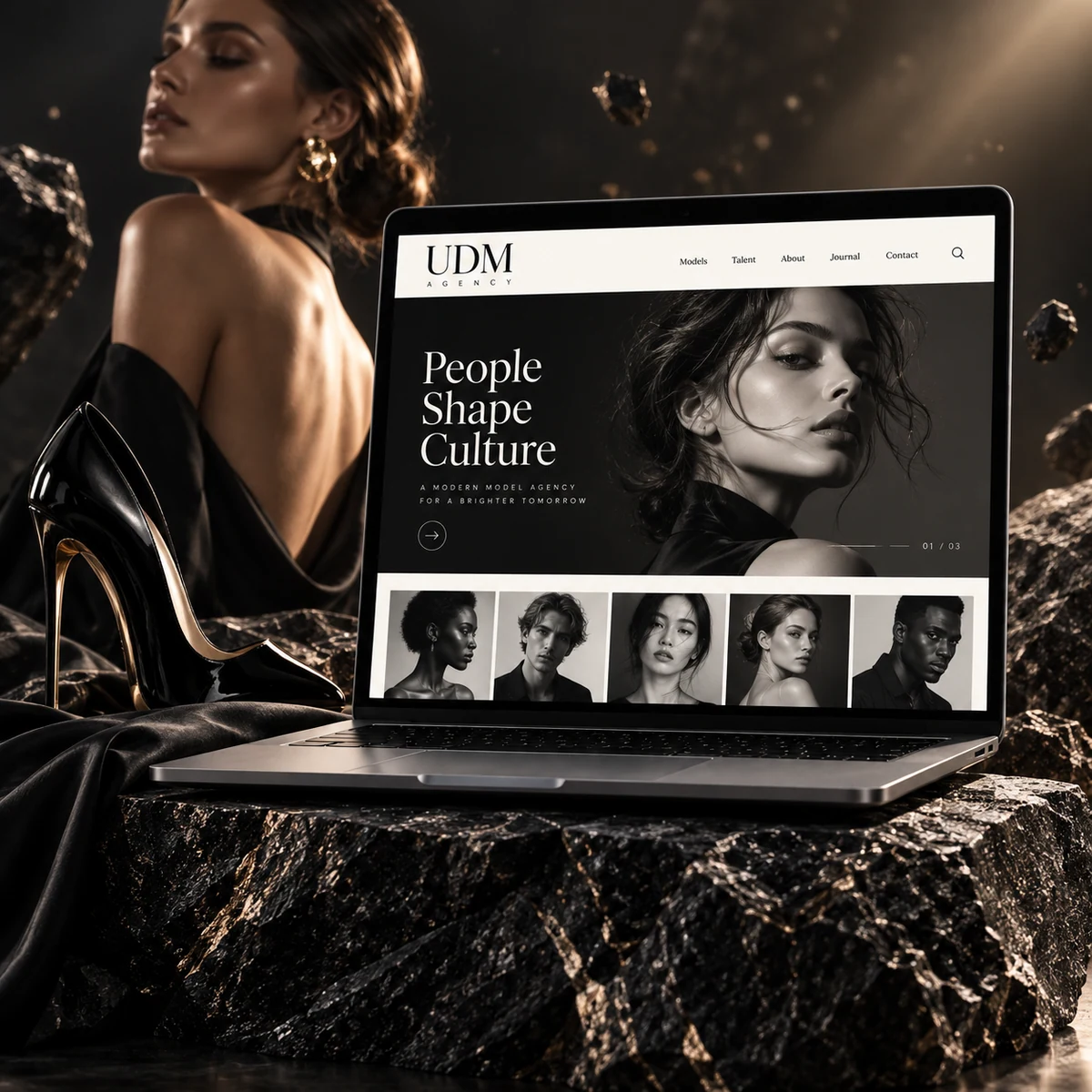 UDM AGENCY project by UziDesign